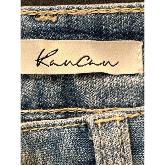 Distressed Light Blue Zara Womens‎ Jeans With Ripped Detailing & Faded Wash Size - Picture 7 of 9